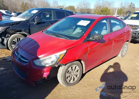 2015 Hyundai Accent Gls z USA, uszkodzony, nr VIN KMHCT4AEXFU914906